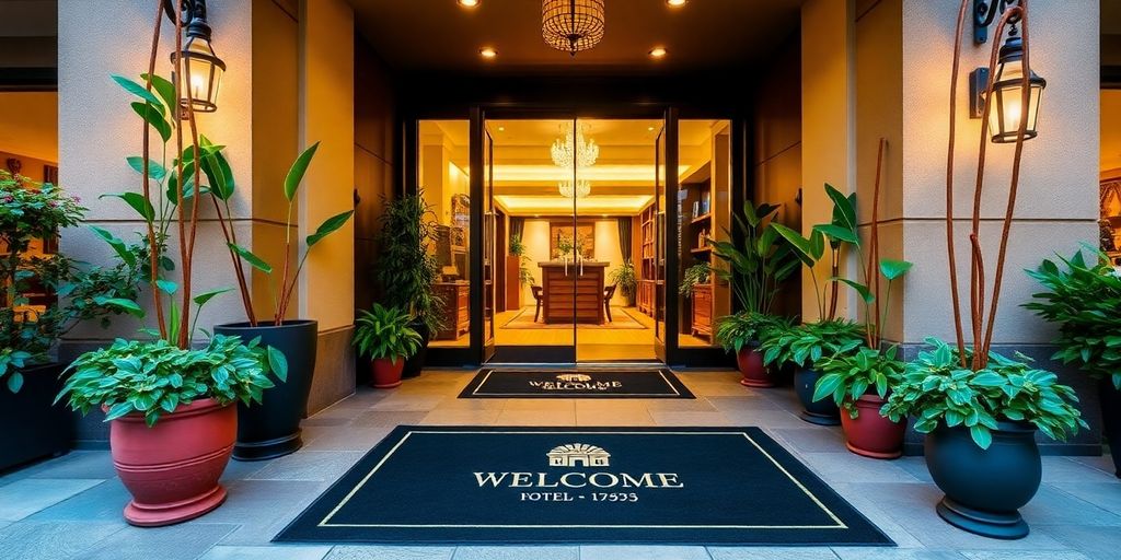 Tapetes de Entrada Personalizado en Hoteles